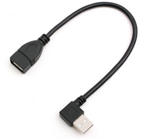 Right angle USB AM TO AF