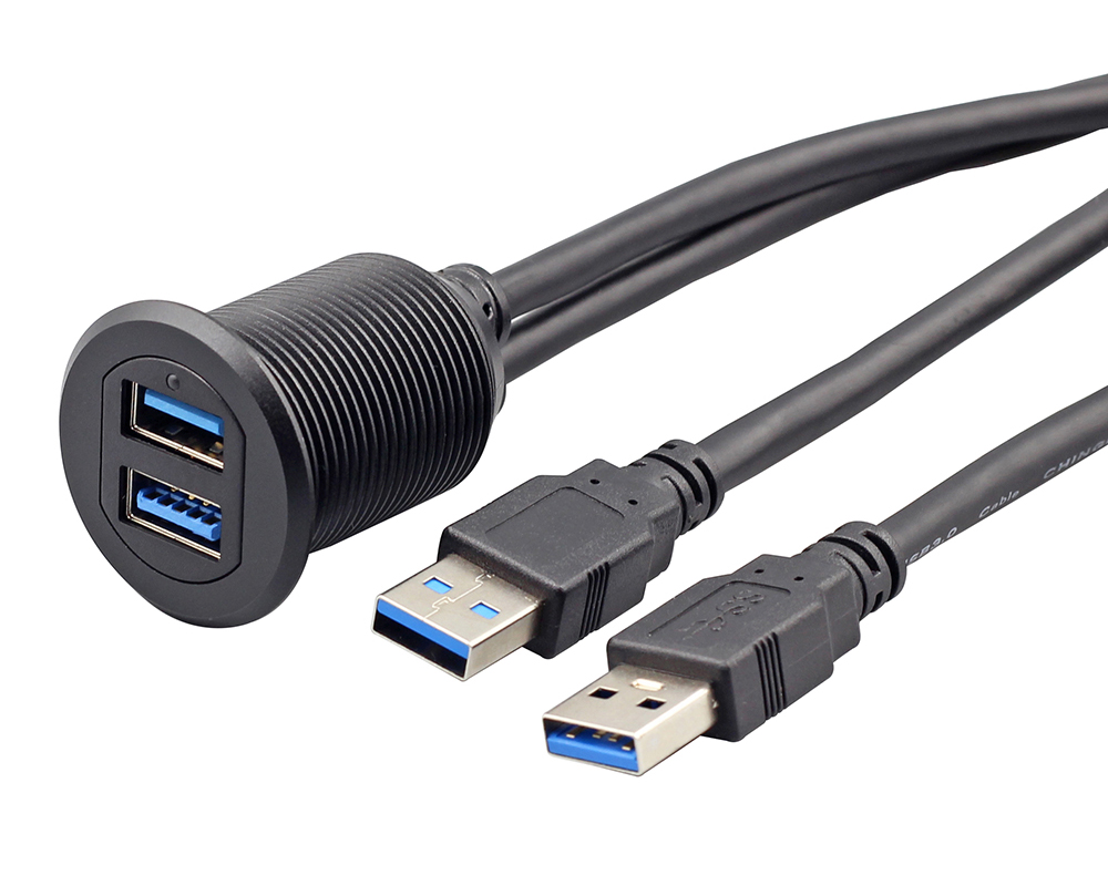 Dashboard Dual USB 3.0 Cable