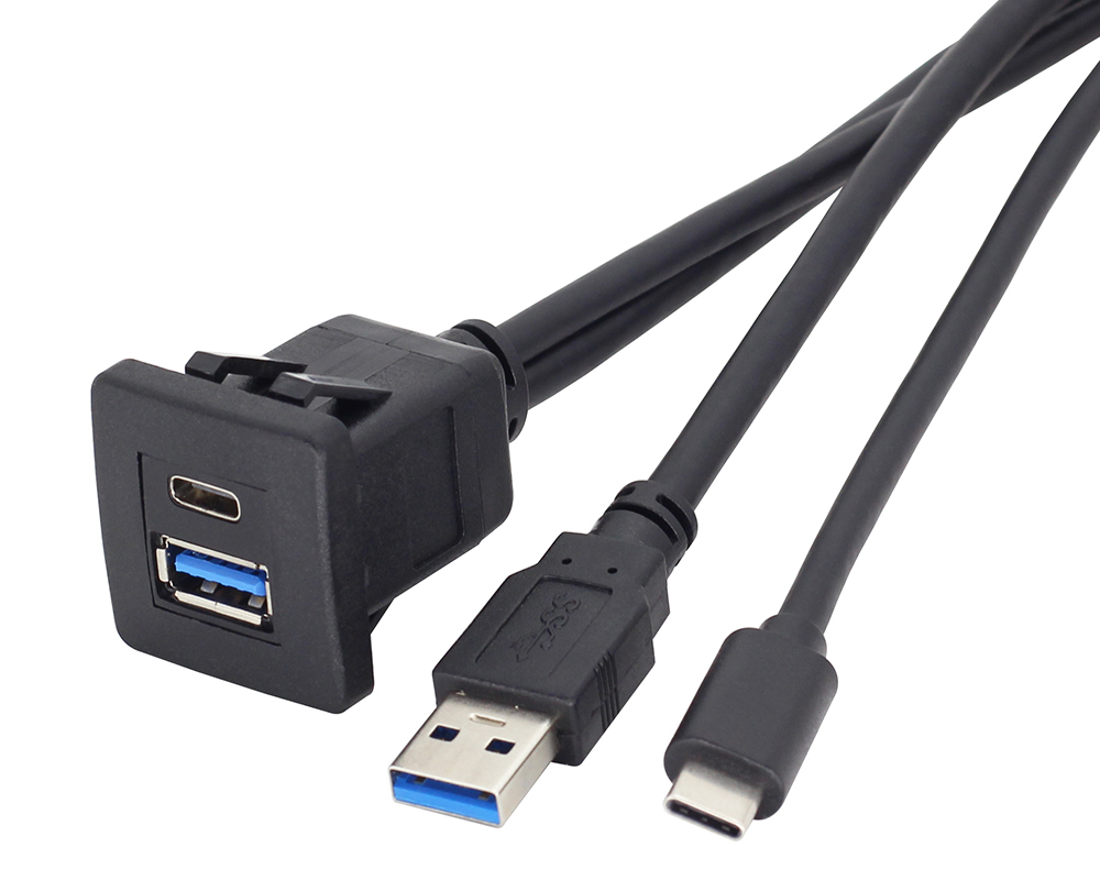 Square USB 3.0&USB C